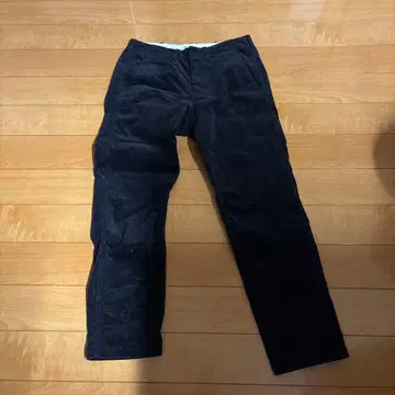 SHIP JET BLUE 코듀로이 팬츠 블랙 XS