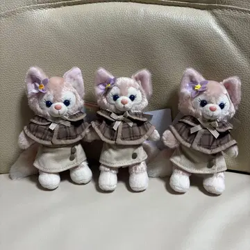 디즈니씨 한정판 리나벨 인형 배지 3개 탐정 새상품 택 접힘