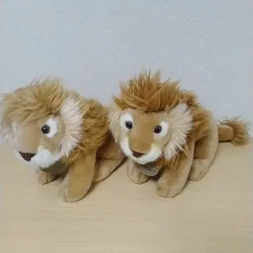 오로라 클래식 사자 봉제 인형 2개