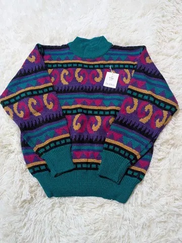 [택 포함 미사용] Torvildean 터틀넥 니트 멀티 컬러 M