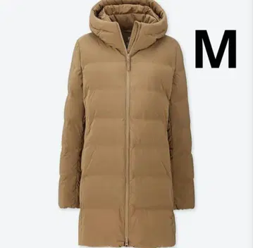 UNIQLO 심리스 다운 숏코트 M 브라운 자켓