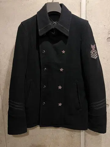 roar 장식 P 코트 자켓 남성용 Y2K