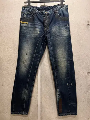 DSQUARED 2 페인트 데미지 가공 청바지 Y2K