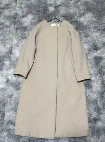 내추럴 뷰티 베이직 롱 코트 M 사이즈 베이지