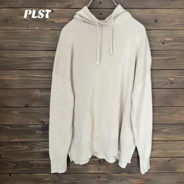 [ 플라스테 ] 베이지 후드티 후디 심플 루즈핏 M
