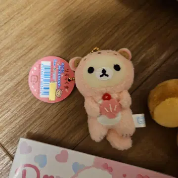 산엑스 리락쿠마 볼체인 봉제 인형