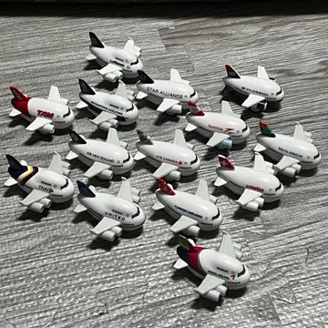 미니어처 풀백 비행기 14대