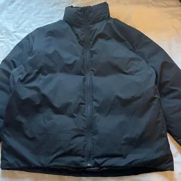 새상품급 무인양품 발수 다운 자켓 S~M 남성용 빅 블랙