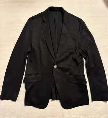 5351 POUR LES HOMMES 블랙 테일러드 자켓