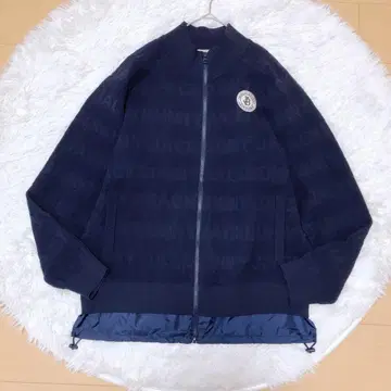 JACK BUNNY!! 긴팔 풀 집업 맨투맨 니트 점퍼 네이비 5