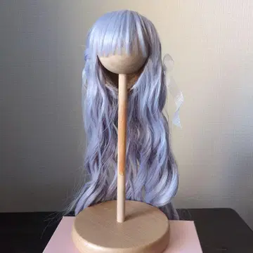 라벤더 롱 웨이브 인형 가발 MDD DD SD 9-10inch