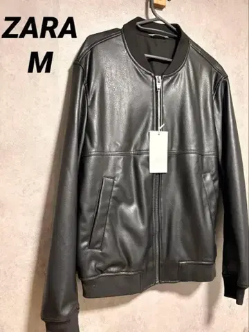 ZARA 자라 인조 가죽 봄버 자켓 M 완판템