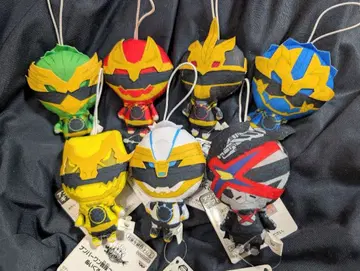 넘버원 전대 고쥬우쟈 봉제 인형 마스코트 7개 세트