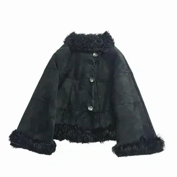 Viaggio Blu 비아지오 블루 무스탕 자켓 블랙