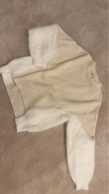 FRAY I.D 이소재 믹스 긴팔 니트