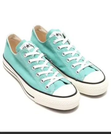 민트 그린 캔버스 스니커즈