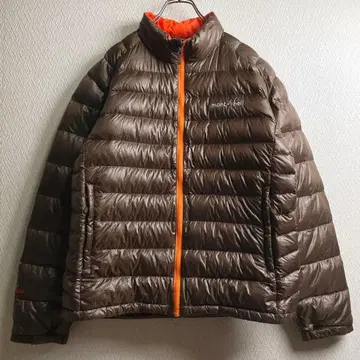 montbell 몽벨 다운 자켓 브라운 오렌지
