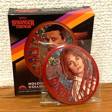 기묘한 이야기 홀로그램 캔뱃지 로빈