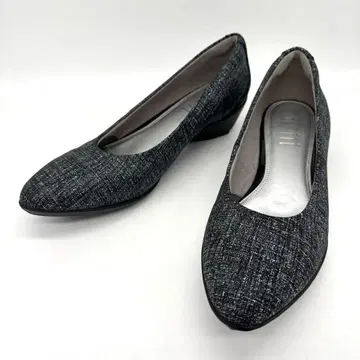 [새상품급] fitfit 펌프스 스틸레토 펌프스니커즈 24.5 블랙