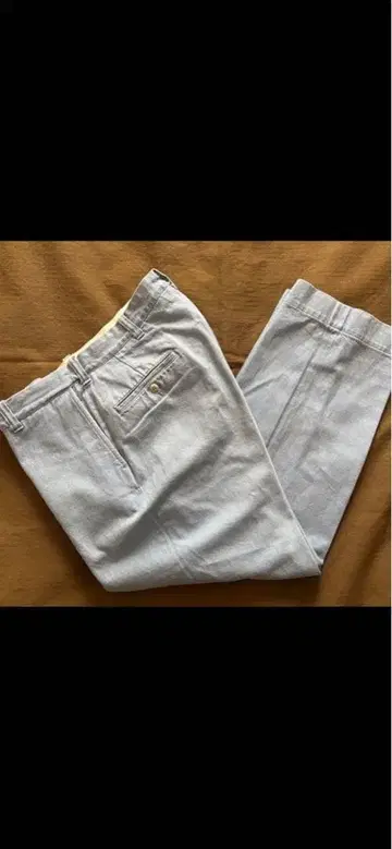 AT LAST&CO 스카이 블루 데님 워크 팬츠