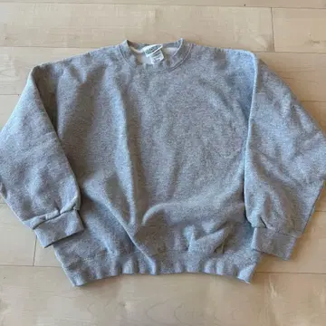 vintage 80s 맨투맨 그레이