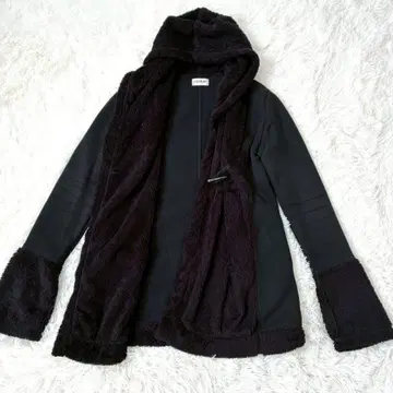 새상품급 맥레거 클래식 보아 절개 후디드 코트 더플 블랙 M 상당