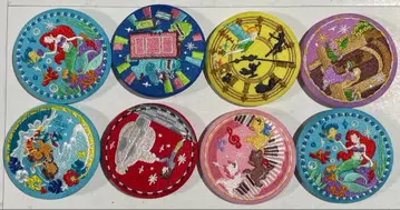 디즈니 캐릭터 자수 캔뱃지 8종