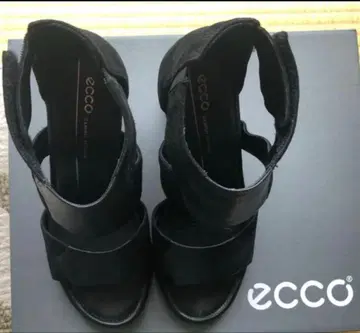 ecco 블랙 힐 샌들 약 8cm