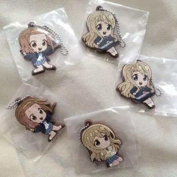 케이온 타이나카 리츠 코토부키 츠무기 키링 5개 세트