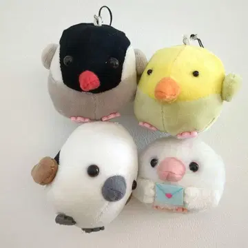 봉제 인형 마스코트 새 작은새 4세트