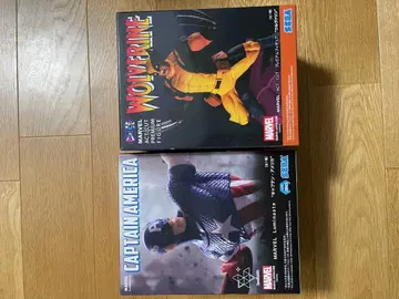 마블 캡틴 아메리카 울버린 피규어 2점