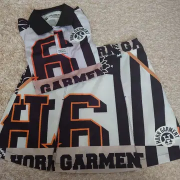 HORN GARMENT 피케 셔츠와 스커트 세트