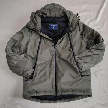 LIMONTA 후드 부착 올리브 그린 다운