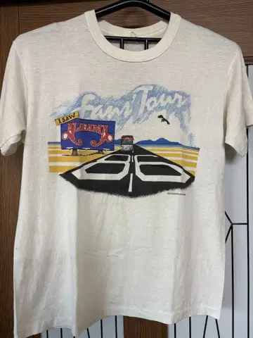 ALABAMA 1986 팬 투어 티셔츠 L1986