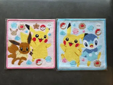 FEILER 피카츄 이브이 손수건 2장 세트