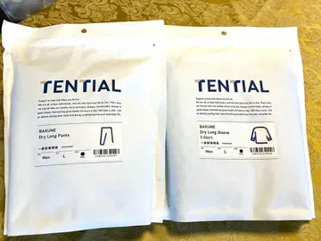 BAKUNE 드라이 롱 팬츠 & 티셔츠 L 블랙