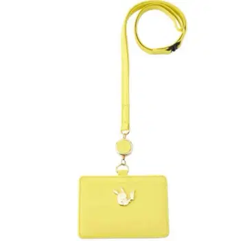 천연 가죽 ID 카드 케이스 피카츄 포켓몬 센터 한정판 미개봉 새상품