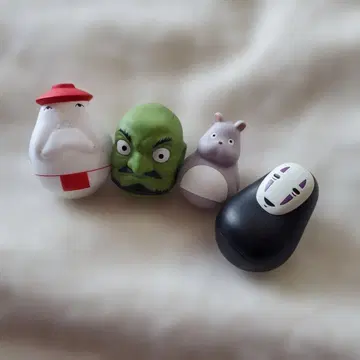 무민 캐릭터 피규어 4개 세트