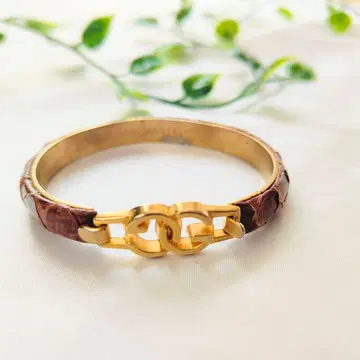 팔찌 뱅글 이탈리아제 브라운