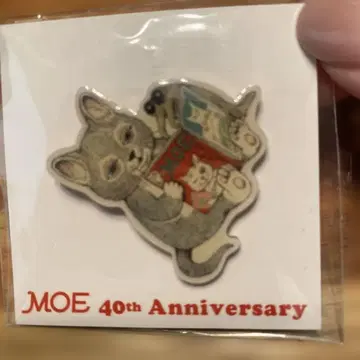히구치 유코 핀 배지 미사용 미개봉 새상품 MOE 40주년 기념
