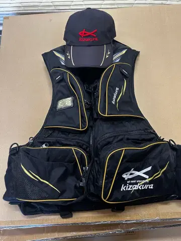 kizakura 낚시용 조끼 모자 포함