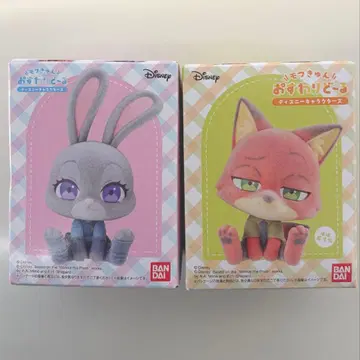 모후큥 오스와리돌 디즈니 캐릭터즈 닉 주디 세트