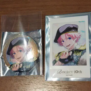 B프로 10주년 마루이 팝업 캔뱃지 폴라로이드 아슈