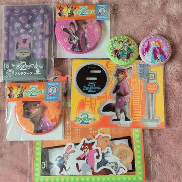 주토피아 아크릴 스탠드 7종 세트