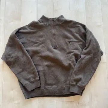 vintage 70-80s 니트 하프 지퍼
