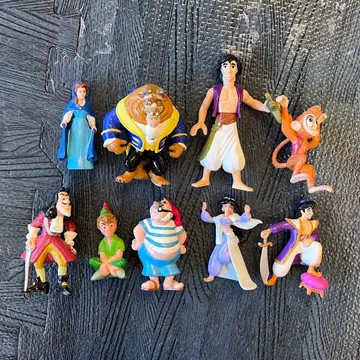 디즈니 피규어 레트로 9체