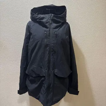 UNIQLO 유니클로 블랙 후드 부착 다운 자켓