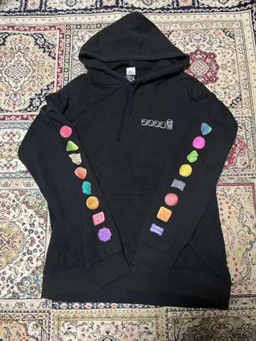 구하기 어려움 BLACK BRAIN MDMA 모티브 후드티