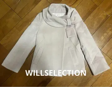 [ WILLSELECTION ] 윌셀렉션 핑크 리본 숏코트 S