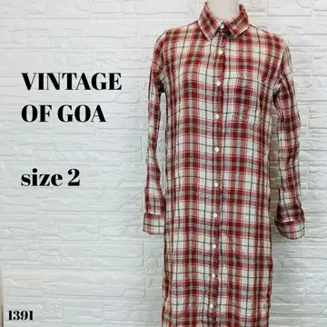 VINTAGE OF GOA 빈티지 오브 고아 셔츠 원피스 1391